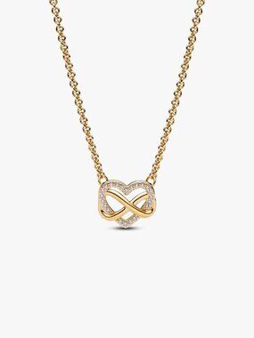 Pandora Sparkling Infinity Heart Collier Necklace